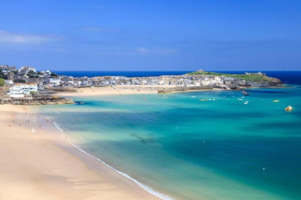 St Ives Apartment Private Parking With Garden 10 Minute Walk Into Town And Beach Zewnętrze zdjęcie